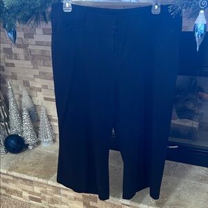 Lane Bryant Classic Black Wide Leg Pants